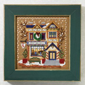 2007 Christmas Village Button & Bead - Apothecary