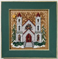 2007 Christmas Village Button & Bead - St. Nicholas Cathedral