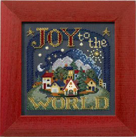 2008 Winter Button & Bead-Joy To The World