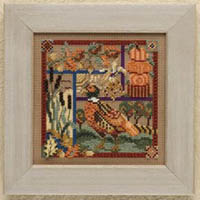 2009 Autumn Button & Bead-Pheasant Sampler