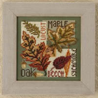 2009 Autumn Button & Bead-Fall Leaves