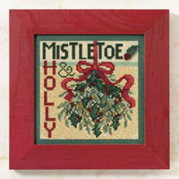 2009 Winter Button & Bead-Mistletoe 