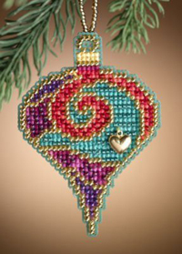 Christmas Jewels - Garnet Spiral