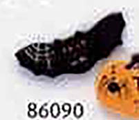 86090 Bat w/Spider Web Mill Hill Button