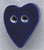 86260 Blue Medium Folk Heart Mill Hill Button