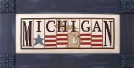 Flag Mini Blocks - Michigan