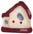 nh1005 Red Roof Birdhouse - Just Another Button Co