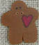 nh1020 Gingerbread w/Heart - Just Another Button Co