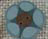 nh1074 Williams Blue 5 Petal Flower - Just Another Button Co
