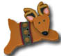 nh1111 Flying Reindeer - Just Another Button Co