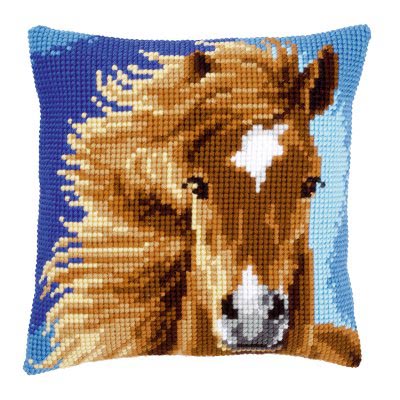 Brown Horse Pillow Kit