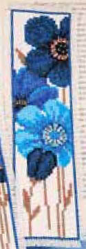 Blue Daisies II Bookmark Kit
