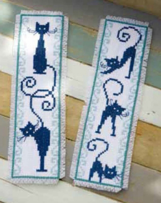 Cheerful Cats Bookmarks Kit