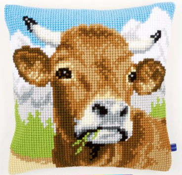 Cow with Horns Cushion Kit