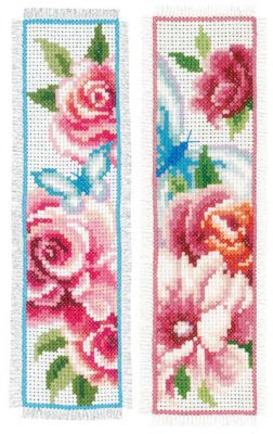 Flowers and Butterflies I Bookmarks Kit