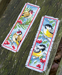 Birds in Winter Bookmarks Kit