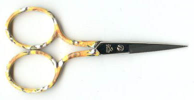 Yellow Floral Handle Embroidery Scissors