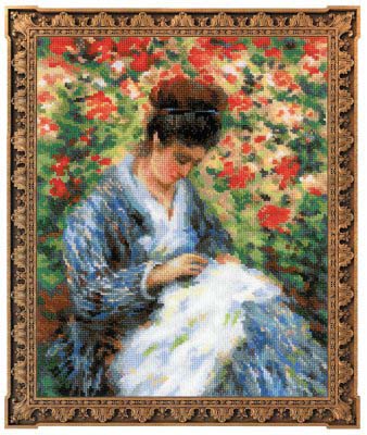 Camille Monet after C. Monet's Painting Kit