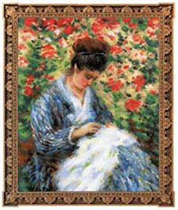 Camille Monet after C. Monet's Painting Kit