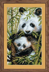 Panda with Young Kit