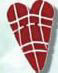 rw1003 Red Plaid Heart - Just Another Button Co