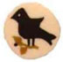 sc1056s - Black Sampler Bird - Just Another Button Co