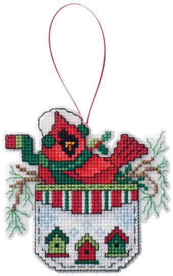 Cardinal In A Pocket Ornament