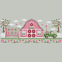 Rose Farm Collection #1 - Pink Barn