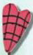 ss1001 Pink Plaid Heart - Just Another Button Co
