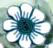 ss1004 Small Black & White Daisy - Just Another Button Co