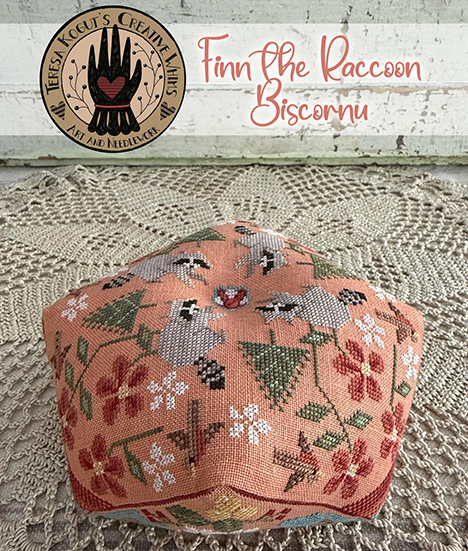 Finn Raccoon Biscornu