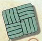 tc1008 Green Square - Just Another Button Co