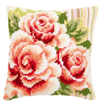 Pink Roses I Pillow Kit