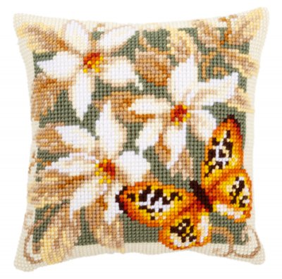 Orange Butterfly Pillow Kit