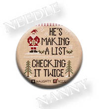 Santa's List Needle Nanny by Country Cottage Needlework