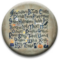 Halloween Sampler  Needle Nanny by Cottage Garden Samplings